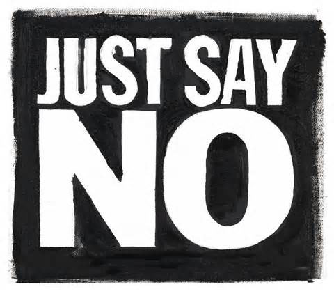 Say no