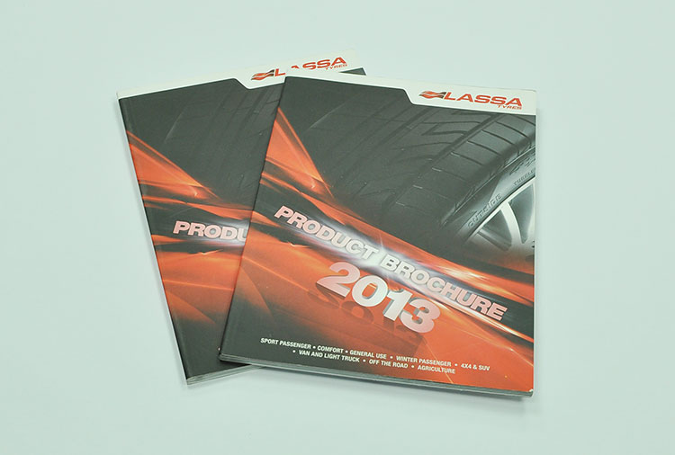 LASSA Tyres Brochure design printing