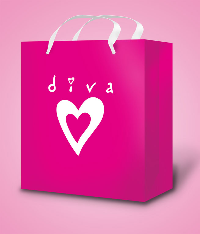 diva包装袋纸袋印刷设计与制作
